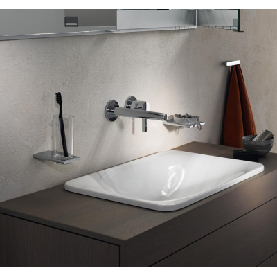 Keuco Edition 400 sieninis praustuvo maišytuvas 219 mm, pasirinkite spalvą