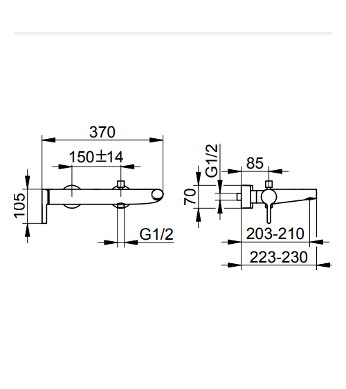 Keuco Edition 400 vonios maišytuvas, pasirinkite spalvą
