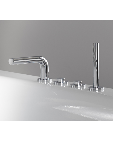 Keuco Edition 400 4-ių dalių vonios maišytuvas 232 mm, pasirinkite spalvą