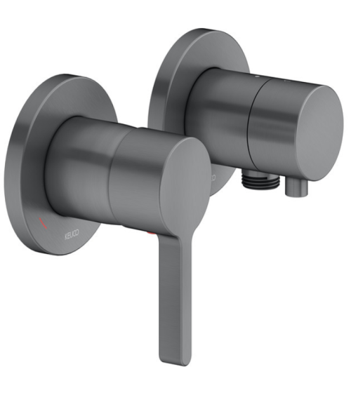 Keuco Edition 400 potinkinis dušo maišytuvas, dviejų krypčių, su dušo žarnos išvestimi, pasirinkite spalvą