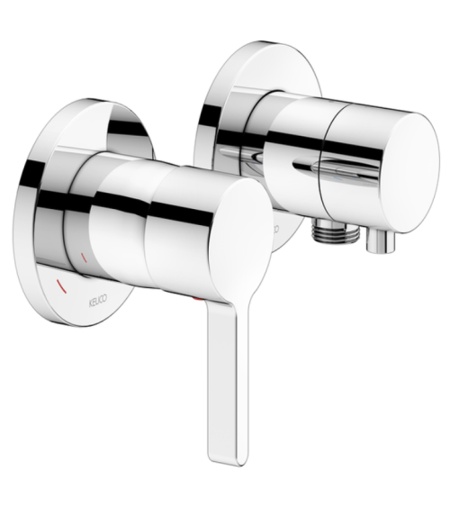 Keuco Edition 400 potinkinis dušo maišytuvas, dviejų krypčių, su dušo žarnos išvestimi, pasirinkite spalvą