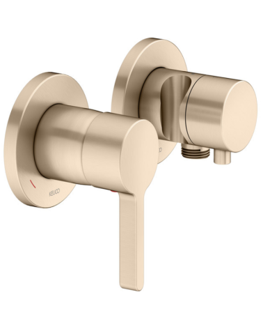 Keuco Edition 400 potinkinis dušo maišytuvas, dviejų krypčių, su dušo žarnos išvestimi ir laikikliu, pasirinkite spalvą