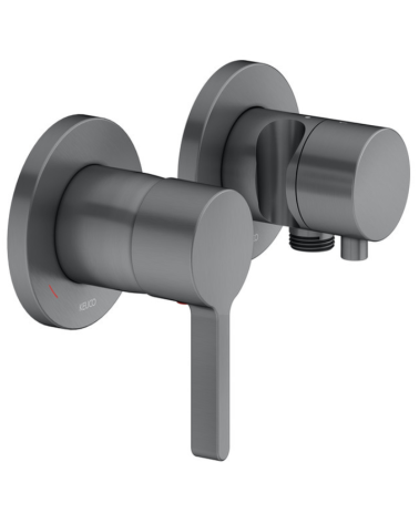 Keuco Edition 400 potinkinis dušo maišytuvas, dviejų krypčių, su dušo žarnos išvestimi ir laikikliu, pasirinkite spalvą