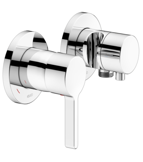 Keuco Edition 400 potinkinis dušo maišytuvas, dviejų krypčių, su dušo žarnos išvestimi ir laikikliu, pasirinkite spalvą