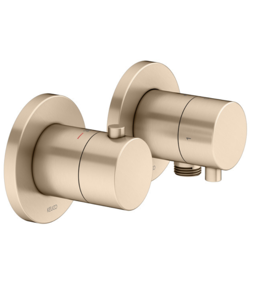 Keuco Edition 400 potinkinis termostatinis dušo maišytuvas, dviejų krypčių, su dušo žarnos išvestimi, pasirinkite spalvą