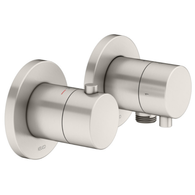 Keuco Edition 400 potinkinis termostatinis dušo maišytuvas, dviejų krypčių, su dušo žarnos išvestimi, pasirinkite spalvą