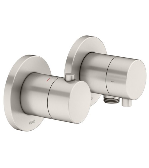 Keuco Edition 400 potinkinis termostatinis dušo maišytuvas, dviejų krypčių, su dušo žarnos išvestimi, pasirinkite spalvą