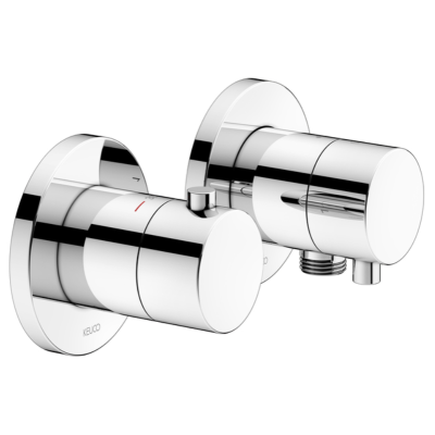 Keuco Edition 400 potinkinis termostatinis dušo maišytuvas, dviejų krypčių, su dušo žarnos išvestimi, pasirinkite spalvą