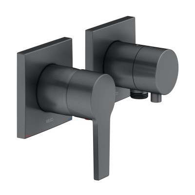 Keuco Edition 11 potinkinis dušo maišytuvas, dviejų krypčių, su dušo žarnos išvestimi, pasirinkite spalvą