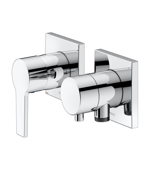 Keuco Edition 11 potinkinis dušo maišytuvas, dviejų krypčių, su dušo žarnos išvestimi, pasirinkite spalvą