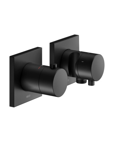 Keuco Edition 11 potinkinis termostatinis dušo maišytuvas, 3 krypčių, su dušo žarnos išvestimi ir laikikliu, pasirinkite spalvą