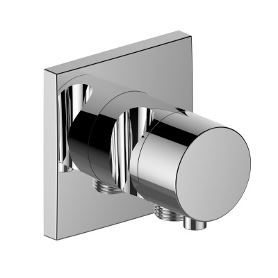 Keuco IXMO dviejų krypčių ir stop diverteris su dušo žarnos išvestimi ir laikikliu, pasirinkite spalvą