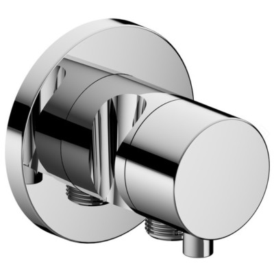 Keuco IXMO trijų krypčių diverteris su dušo žarnos išvestimi ir laikikliu, apvali apdaila, pasirinkite spalvą