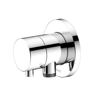 Keuco IXMO trijų krypčių diverteris su dušo žarnos išvestimi ir laikikliu, apvali apdaila, pasirinkite spalvą