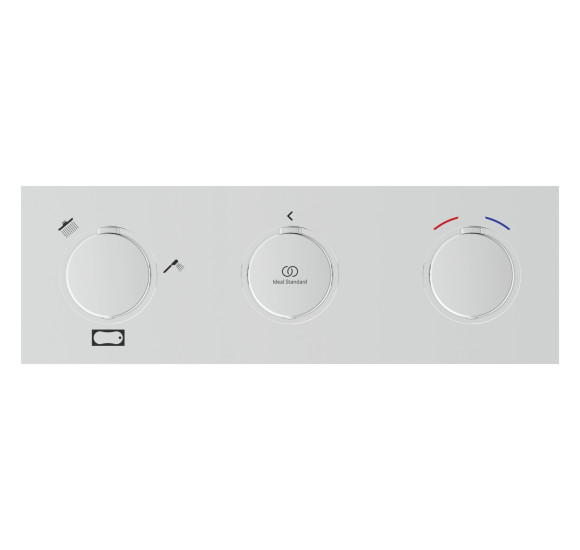 Ideal Standard Ceratherm C100 potinkinis, termostatinis 3 krypčių vonios ir dušo maišytuvas, pasirinkite spalvą