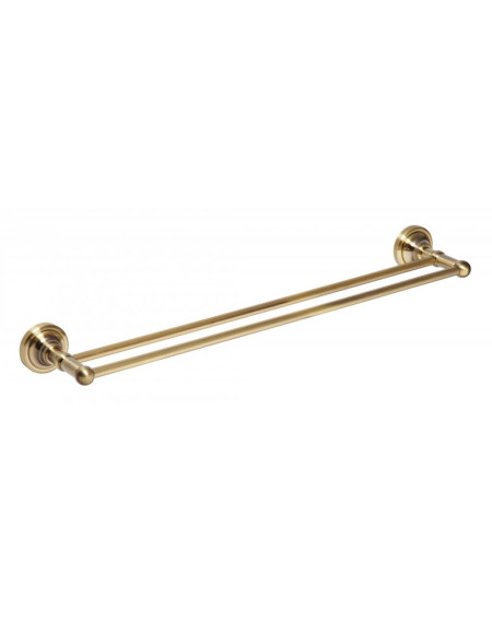 Bemeta Retro Dvigubas rankšluosčių laikiklis (bronzos spalvos)