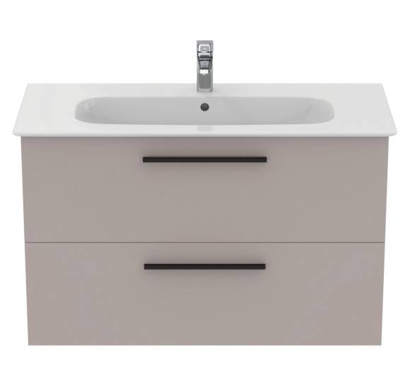 KOMPLEKTAS: Ideal Standard I.Life A vonios spintelė su praustuvu 100cm, Greige matt spalva