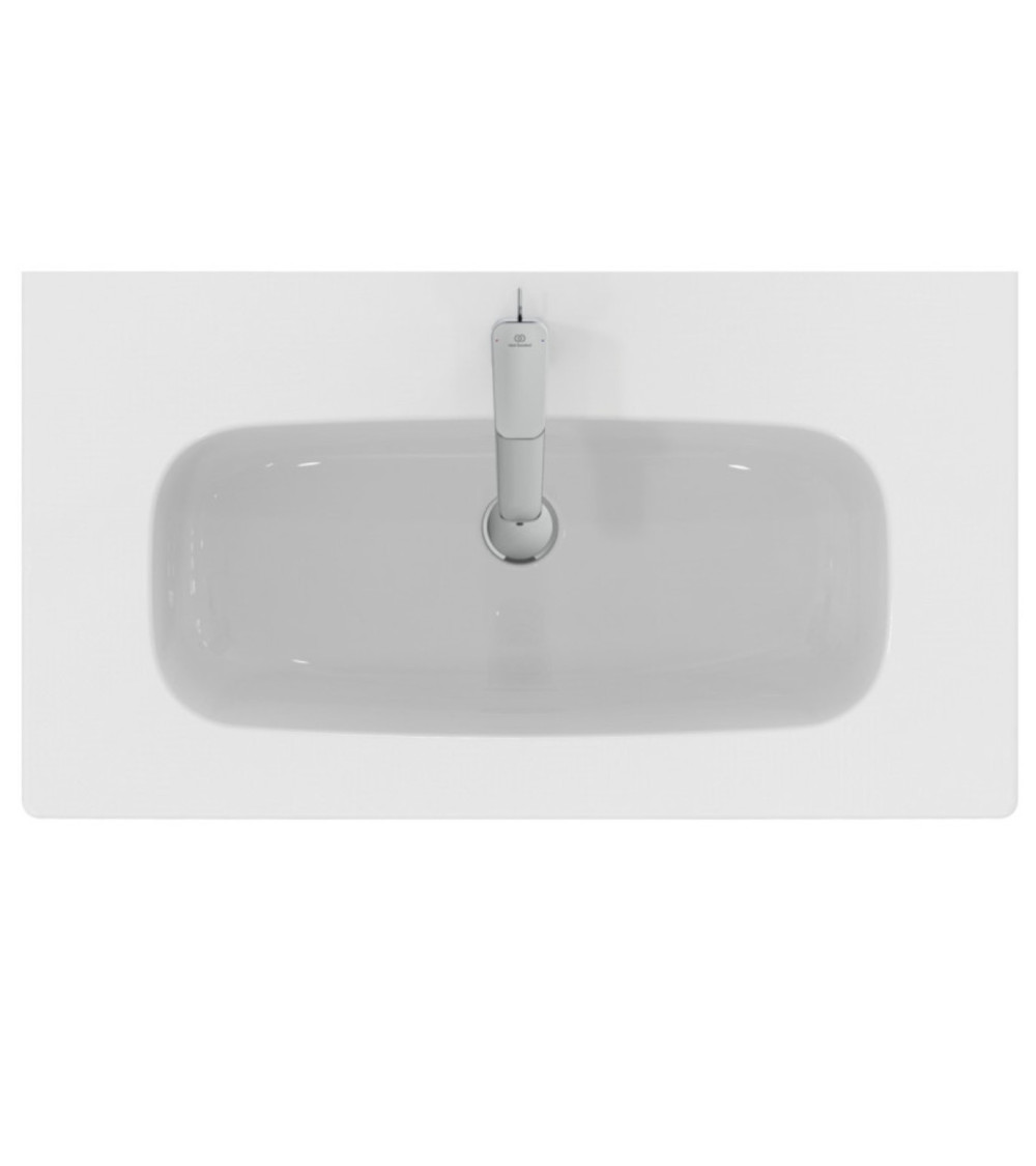 KOMPLEKTAS: Ideal Standard I.Life A vonios spintelė su praustuvu 100cm, quartz grey matt spalva