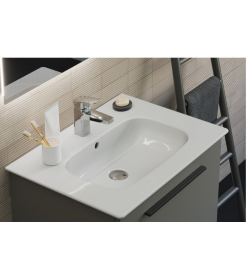 KOMPLEKTAS: Ideal Standard I.Life A vonios spintelė su praustuvu 60cm, balta matinė spalva