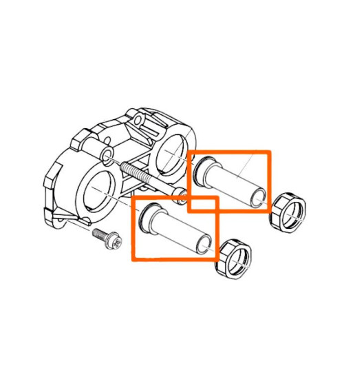 Ideal Standard NAVIGO maišytuvų per trumpai nupjautų mygtukų komplektas A861582NU