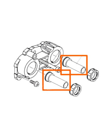 Ideal Standard NAVIGO maišytuvų per trumpai nupjautų mygtukų komplektas A861582NU
