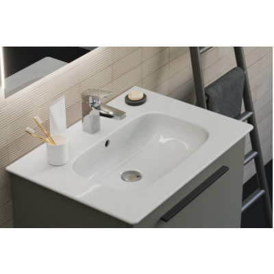 KOMPLEKTAS: Ideal Standard I.Life A vonios spintelė su praustuvu 60cm, Carbon grey matt spalva