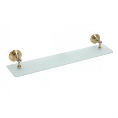 Bemeta Retro Stiklinė lentynėlė  (bronzos spalvos)