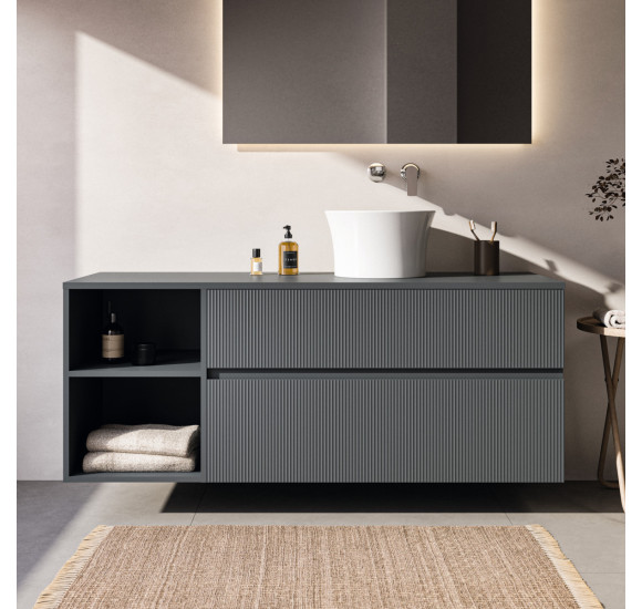 Ideal Standard Finesse pakabinama spintelė su stalviršiu 140x50x58, pasirenkamos spalvos