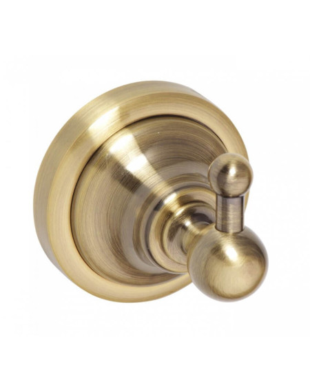 Bemeta Retro Kabliukas viengubas (bronzos spalvos)