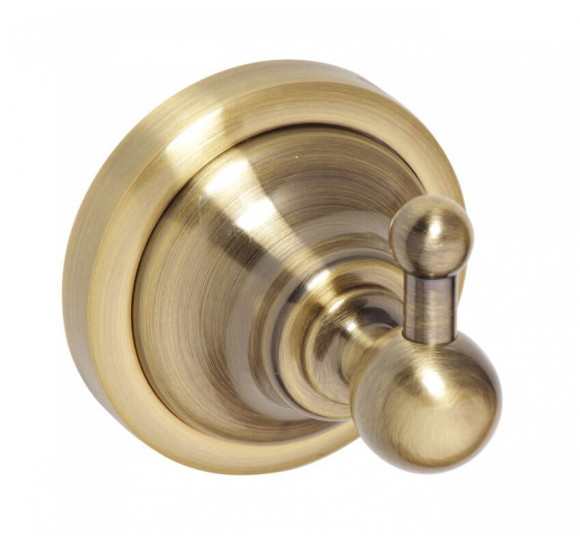 Bemeta Retro Kabliukas viengubas (bronzos spalvos)