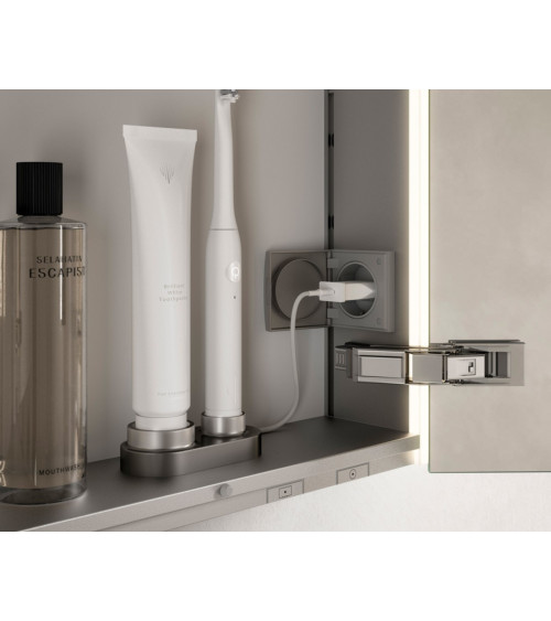 KEUCO Somaris Įleidžiama veidrodinė spintelė su apšvietimu 80x71x11