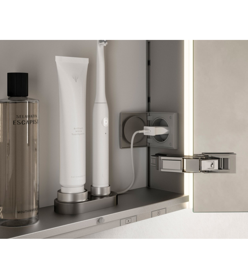 KEUCO Somaris Įleidžiama veidrodinė spintelė su apšvietimu 80x71x11