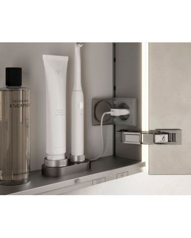 KEUCO Somaris Įleidžiama veidrodinė spintelė su apšvietimu 80x71x11