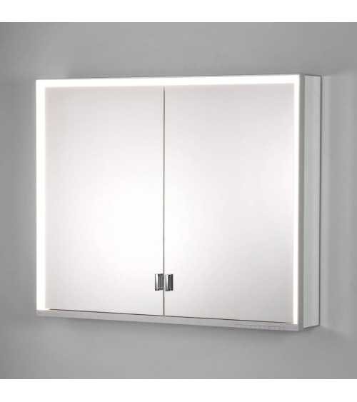 KEUCO Royal Lumos pakabinama veidrodinė spintelė su apšvietimu 90 x 73 x 13 cm, šoninė apdaila aliuminis anoduotas