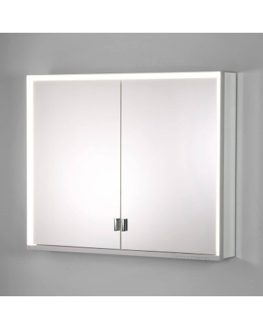 KEUCO Royal Lumos pakabinama veidrodinė spintelė su apšvietimu 90 x 73 x 13 cm, šoninė apdaila aliuminis anoduotas