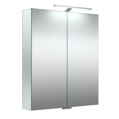 KAMĖ Garda veidrodinė spintelė su LED apšvietimu 60 x 70 x 13 cm