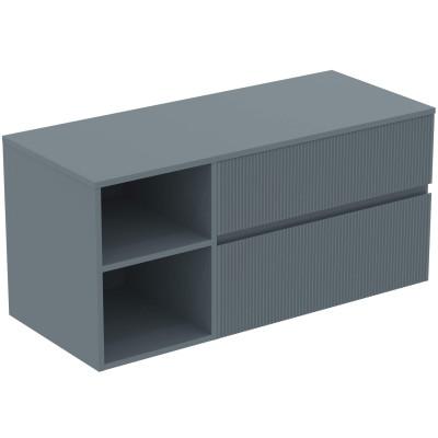 Ideal Standard Finesse pakabinama spintelė su stalviršiu ir dviem stalčiais, 120 x 50 cm, pasirinkite spalvą