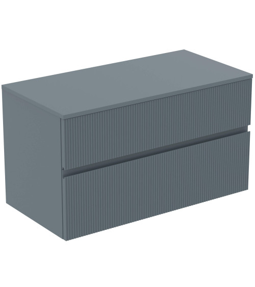 Ideal Standard Finesse pakabinama spintelė praustuvui su stalviršiu ir dviem stalčiais, 100 x 50 cm,  pasirinkite spalvą