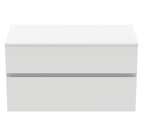 Ideal Standard Finesse pakabinama spintelė praustuvui su stalviršiu ir dviem stalčiais, 100 x 50 cm,  pasirinkite spalvą