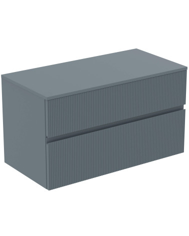 Ideal Standard Finesse pakabinama spintelė praustuvui su stalviršiu ir dviem stalčiais, 100 x 50 cm,  pasirinkite spalvą