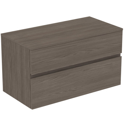 Ideal Standard Finesse pakabinama spintelė praustuvui su stalviršiu ir dviem stalčiais, 100 x 50 cm,  pasirinkite spalvą