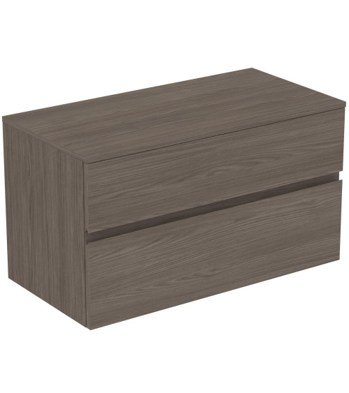 Ideal Standard Finesse pakabinama spintelė praustuvui su stalviršiu ir dviem stalčiais, 100 x 50 cm,  pasirinkite spalvą