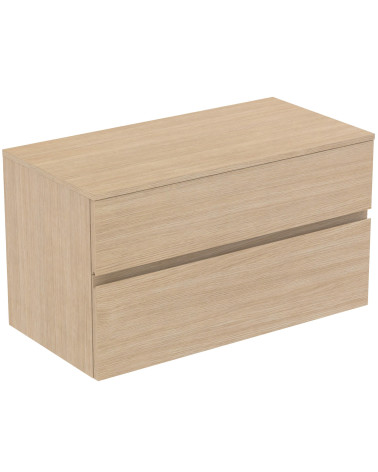 Ideal Standard Finesse pakabinama spintelė praustuvui su stalviršiu ir dviem stalčiais, 100 x 50 cm,  pasirinkite spalvą