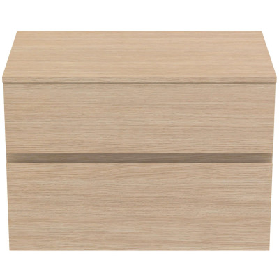 Ideal Standard Finesse pakabinama spintelė praustuvui su stalviršiu ir dviem stalčiais, 80 x 50 cm, pasirinkite spalvą