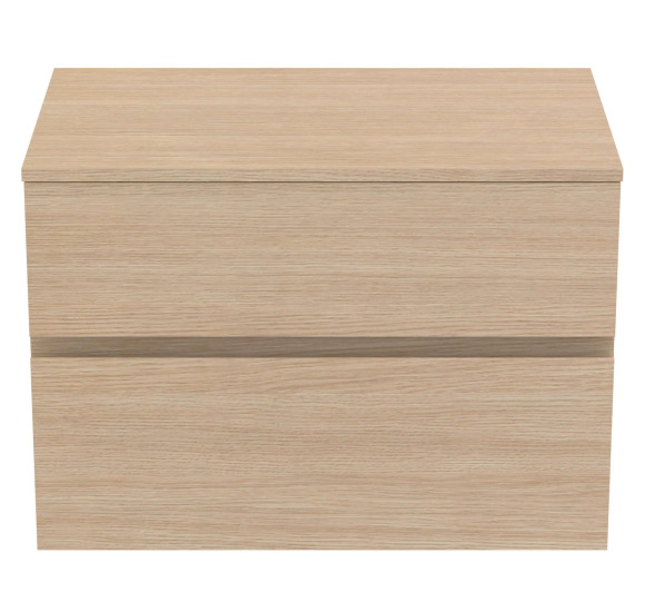 Ideal Standard Finesse pakabinama spintelė praustuvui su stalviršiu ir dviem stalčiais, 80 x 50 cm, pasirinkite spalvą