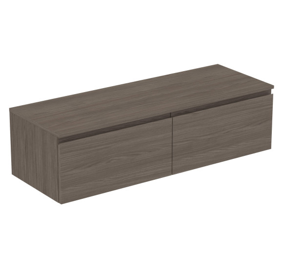 Ideal Standard Finesse pakabinama spintelė praustuvui su stalviršiu ir dviem stalčiais, 140 x 50 cm, pasirinkite spalvą