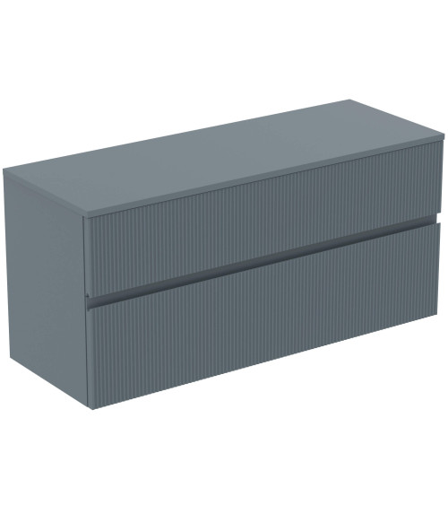 Ideal Standard Finesse pakabinama spintelė praustuvui su stalviršiu ir dviem stalčiais, 120 x 44 cm, pasirinkite spalvą