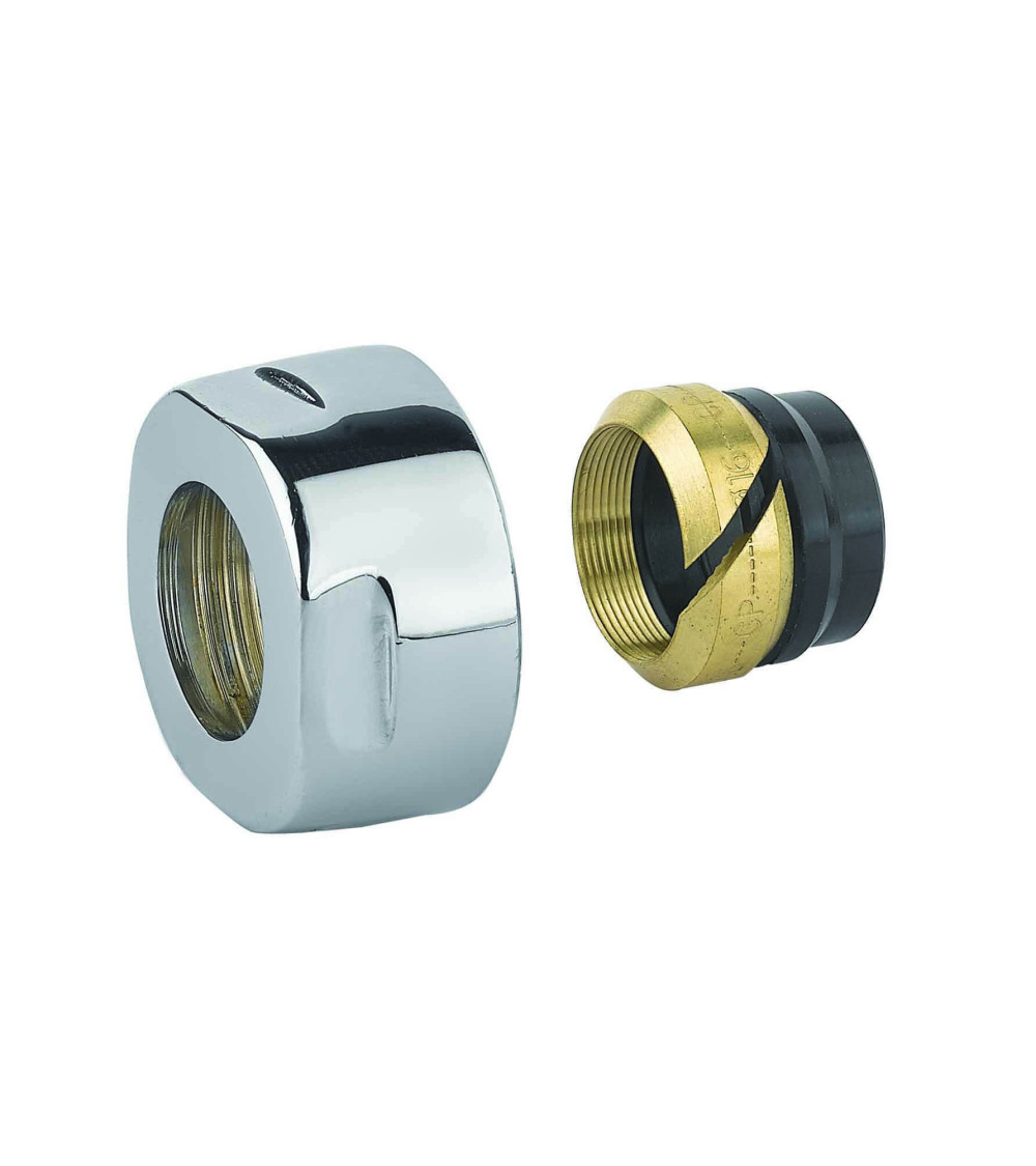 IŠPARDAVIMAS. Carlo poletti antgalis variniam vamzdžiui 16 x 3/4", chromas