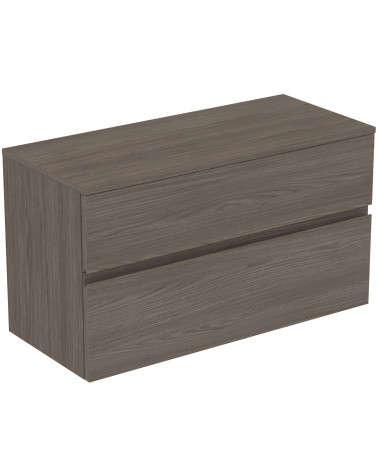 Ideal Standard Finesse pakabinama spintelė praustuvui su stalviršiu ir dviem stalčiais, 100 x 44 cm, pasirinkite spalvą