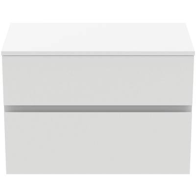 Ideal Standard Finesse pakabinama spintelė praustuvui su stalviršiu ir dviem stalčiais, 80 x 44 cm, pasirinkite spalvą